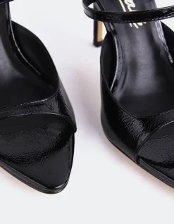 High Heels|Mules-L'INTERVALLE Scilla Black Naplack