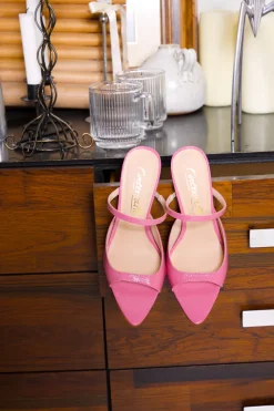 High Heels|Mules-L'INTERVALLE Scilla Pink Naplack