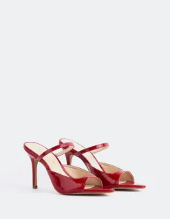High Heels|Mules-L'INTERVALLE Scilla Red Naplack