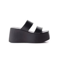 Wedges-L'INTERVALLE Seiko Black Leather