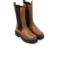 Ankle Boots-L'INTERVALLE Seracuse Tan Leather