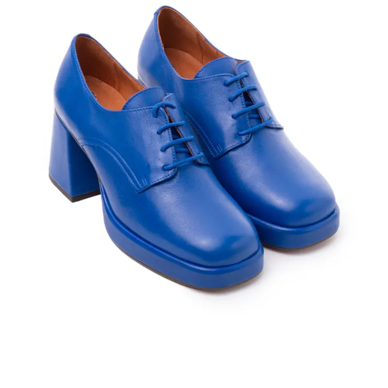 Lace-up-L'INTERVALLE Sevres Blue Leather