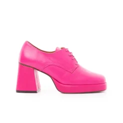 Lace-up-L'INTERVALLE Sevres Fuschia Leather
