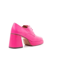 Lace-up-L'INTERVALLE Sevres Fuschia Leather