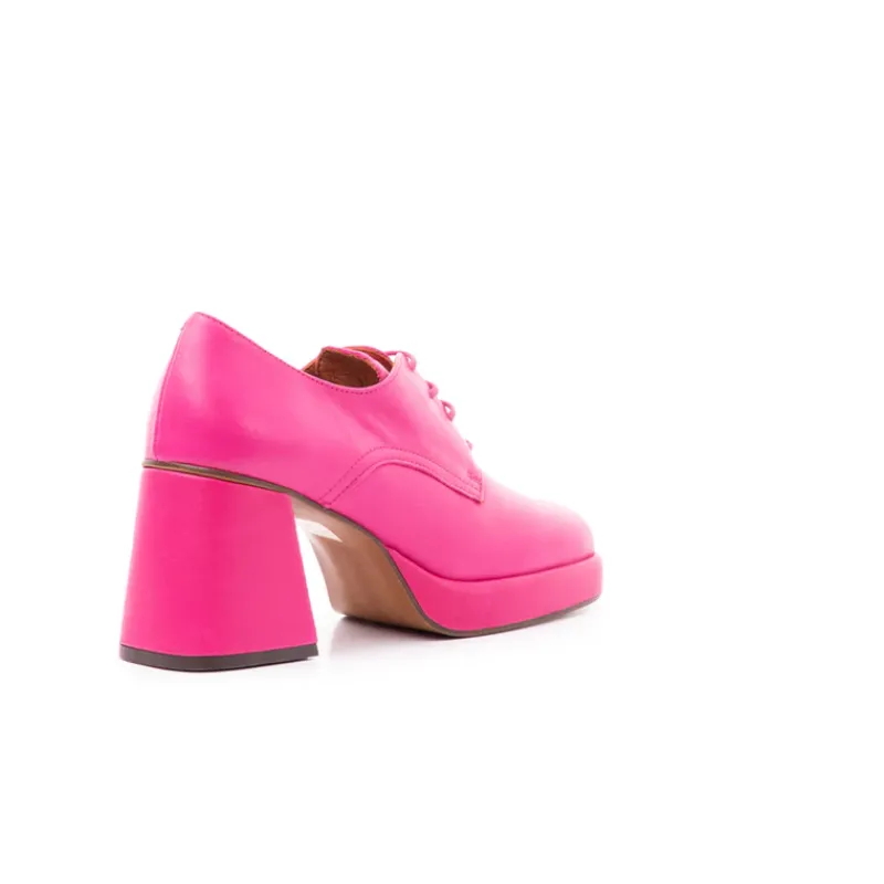 Lace-up-L'INTERVALLE Sevres Fuschia Leather