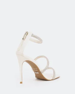 High Heels-L'INTERVALLE Shamari, Off White Leather/Cuir Blanc Cassé