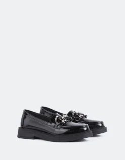 Loafers-L'INTERVALLE Sheldawn Black Patent