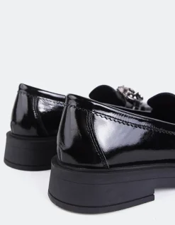 Loafers-L'INTERVALLE Sheldawn Black Patent