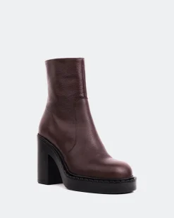 Ankle Boots-L'INTERVALLE Shivers Brown Leather