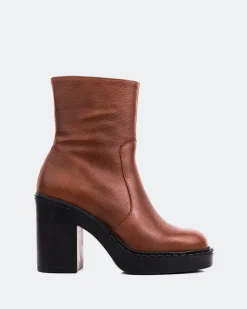 Ankle Boots-L'INTERVALLE Shivers Tan Leather