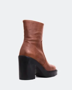 Ankle Boots-L'INTERVALLE Shivers Tan Leather