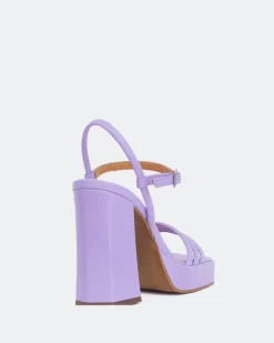Platform-L'INTERVALLE Shock Purple Leather