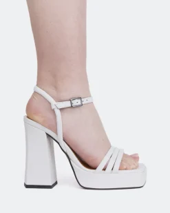 Platform-L'INTERVALLE Shock White Leather