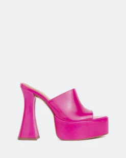 Platform-L'INTERVALLE Shore Pink Leather/Cuir Rose