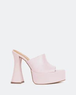 Platform-L'INTERVALLE Shore Rose Leather/Cuir Rose