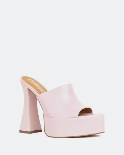 Platform-L'INTERVALLE Shore Rose Leather/Cuir Rose