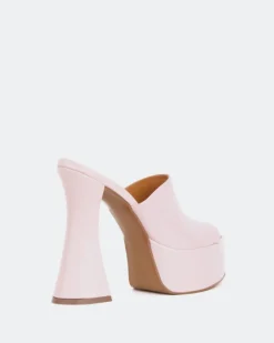 Platform-L'INTERVALLE Shore Rose Leather/Cuir Rose