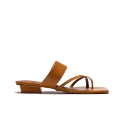Flats-L'INTERVALLE Show Camel Leather