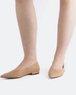Ballerinas-L'INTERVALLE Shynnis Camel Leather