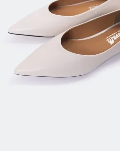 Ballerinas-L'INTERVALLE Shynnis Off White Leather