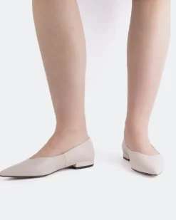 Ballerinas-L'INTERVALLE Shynnis Off White Leather