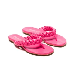 Flats-L'INTERVALLE Sirocco Fuschia Leather