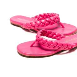 Flats-L'INTERVALLE Sirocco Fuschia Leather