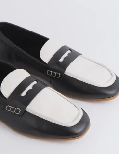 Loafers-L'INTERVALLE Skye Black Ice Leather