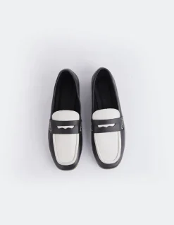 Loafers-L'INTERVALLE Skye Black Ice Leather