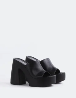 Platform-L'INTERVALLE Smyrni Black Leather