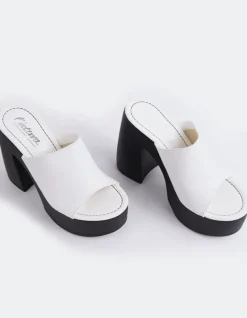 Platform-L'INTERVALLE Smyrni White Leather