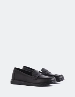 Loafers-L'INTERVALLE Sperry Black Leather