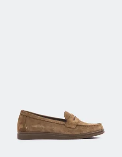 Loafers-L'INTERVALLE Sperry Cognac Suede