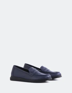 Loafers-L'INTERVALLE Sperry Navy Leather