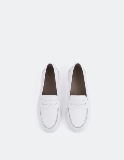 Loafers-L'INTERVALLE Sperry White Leather