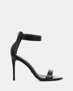 High Heels-L'INTERVALLE Springs Black Leather