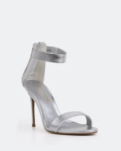 High Heels-L'INTERVALLE Springs Silver Metal