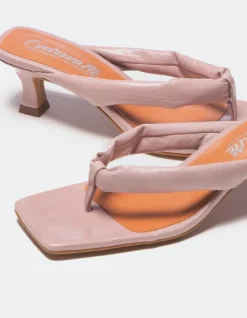 Mid Heels-L'INTERVALLE Spritz Rose Leather