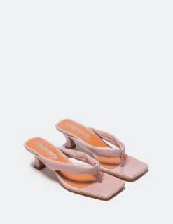 Mid Heels-L'INTERVALLE Spritz Rose Leather