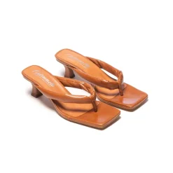 Mid Heels-L'INTERVALLE Spritz Tan Leather