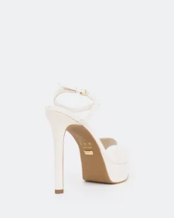Platform|High Heels-L'INTERVALLE St. Kitts, Off White Naplack/Nap.Blanc Cassé