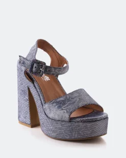 Platform-L'INTERVALLE Stafilos Navy Leather