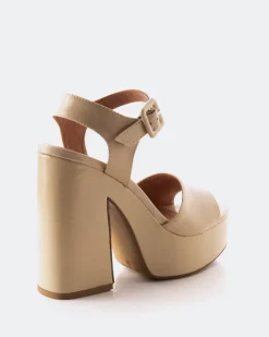 Platform-L'INTERVALLE Stafilos Nude Leather
