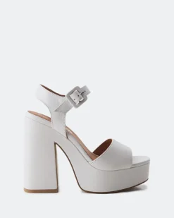 Platform-L'INTERVALLE Stafilos White Leather