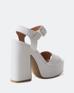 Platform-L'INTERVALLE Stafilos White Leather