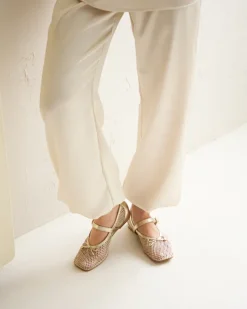 Mary-jane|Ballerinas-L'INTERVALLE Starflower Gold Leather