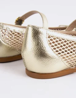 Mary-jane|Ballerinas-L'INTERVALLE Starflower Gold Leather