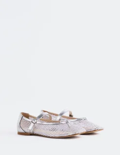 Mary-jane|Ballerinas-L'INTERVALLE Starflower Silver Leather