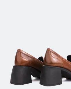 Loafers-L'INTERVALLE Station Chestnut Leather