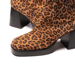 Platform|Ankle Boots-L'INTERVALLE Sullivan Tan Leopard